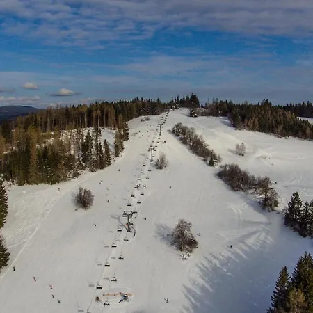 Pod Lesem Деревянный коттедж Рымаров